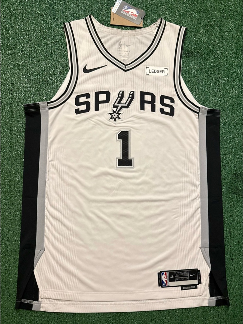 Authentic Victor Wembanyama San Antonio Spurs Nike Adv Jersey Size 48